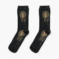 Matt Heafy from Trivium art paint  Socks