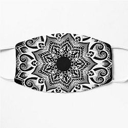 Mandala, trivium Flat Mask