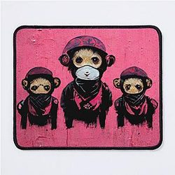 Monkey gang trivium Mouse Pad