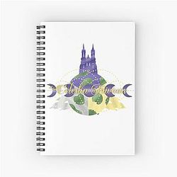 Rei's Homeworld Logo: Celestia Trivium Spiral Notebook