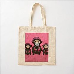 Monkey gang trivium Cotton Tote Bag