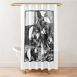 Trivium by Jean-Francois Dupuis Shower Curtain