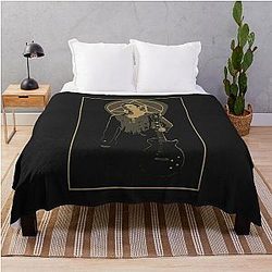 Matt Heafy from Trivium art paint  Throw Blanket
