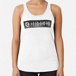 Trivium - A Grey So Dark Spotify Scan Code Racerback Tank Top