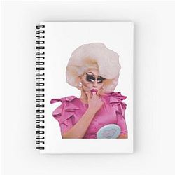 pink trixie mattel Spiral Notebook