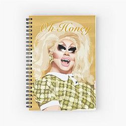 Trixie Mattel ! Oh Honey, Fan Art, CutiePatootie  Spiral Notebook