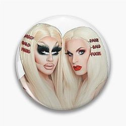 Trixie Mattel and Katya UNHhhh design Pin