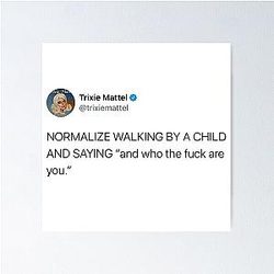 Trixie Mattel - Tweet Poster