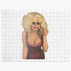 Trixie Mattel Putting on Makeup :)) Jigsaw Puzzle