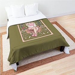 Trixie Mattel Art Nouveau Portrait Comforter