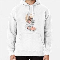 trixie mattel white rabbit pink Pullover Hoodie