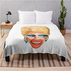 Trixie Mattel Merch Trixie Face Throw Blanket