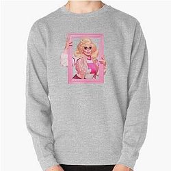 trixie mattel pattern box Pullover Sweatshirt