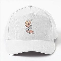 trixie mattel white rabbit blue Baseball Cap
