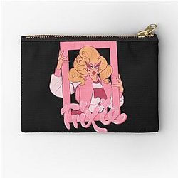 trixie mattel pink frame Zipper Pouch