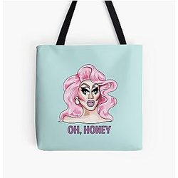 Trixie Mattel (Oh, Honey) All Over Print Tote Bag