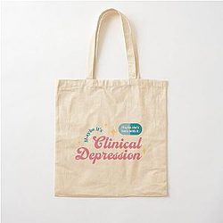 Trixie Mattel - Maybe she_s born with it. Maybe it_s clinical depression.    Cotton Tote Bag