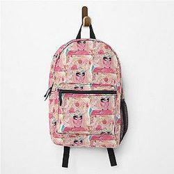 Trixie Mattel in Pink Backpack