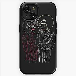 Katya Zamolodchikova and Trixie Mattel Line Art iPhone Tough Case