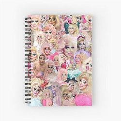 Trixie Mattel Collage  Spiral Notebook