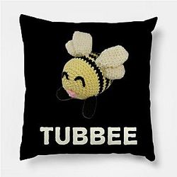 Tubbo Pillows - Tubbo Bee Tubbee Throw Pillow TP1211