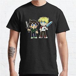 Tubbo T-Shirts - Tubbo and Tommy Printed Fashion Summer Classic T-shirt