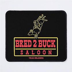 Bred to Buck Saloon - Tulsa King Mouse Pad
