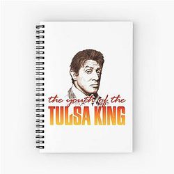 Tulsa King serie fan opere in graphic design di ironpalette Spiral notebook