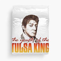 Tulsa King série fã trabalha design gráfico por Iron Palette Duvet Cover