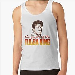 Tulsa King serie fan graphic design di ironpalette Top serbatoio