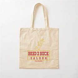 BRED a Buck Saloon Tulsa King Tote bag in cotone