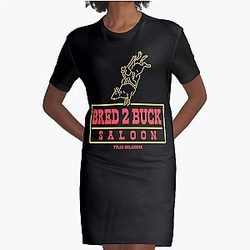 Bred へ バック サルーン - Tulsa King グラフィックTシャツドレス