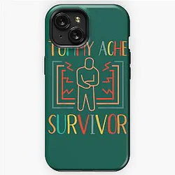 Vintage Tummy Ache Survivor       (6) iPhone Tough Case