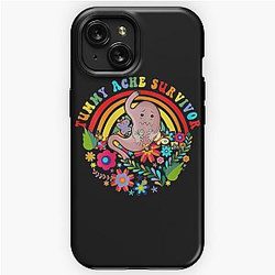 Vintage Tummy Ache Survivor, Tummy Ache Survivor, Stomachache IBS  (2) iPhone Tough Case