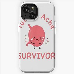  Funny Tummy Ache Survivor T-Shirt iPhone Tough Case