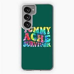 Tummy Ache Survivor Tie Dye , Vintage Tummy Ache Survivor, Tummy Ache Survivor, Stomachache Samsung Galaxy Soft Case