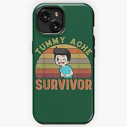 Vintage Tummy Ache Survivor, Tummy Ache Survivor, Stomachache IBS              iPhone Tough Case