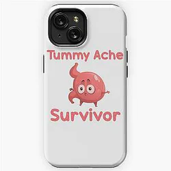 Tummy Ache Survivor Vintage Men Women Gift iPhone Tough Case