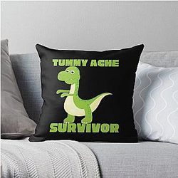   TUMMY ACHE SURVIVOR Throw Pillow