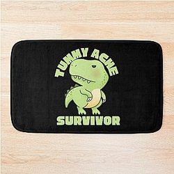   TUMMY ACHE SURVIVOR Bath Mat
