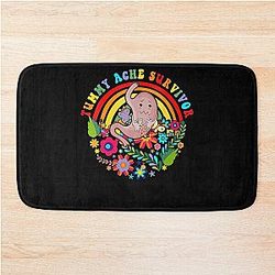 Tummy Ache Survivor (4) Bath Mat