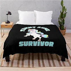  TUMMY ACHE SURVIVOR Throw Blanket