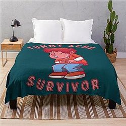 Tummy Ache Survivor  Tummy Ache Survivor Trends  Tummy relief  Stomach Ache  Tummy Pain   Throw Blanket