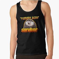 Tummy Ache Survivor Meme Tank Top