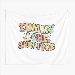 Tummy Ache Survivor shirt  Tapestry
