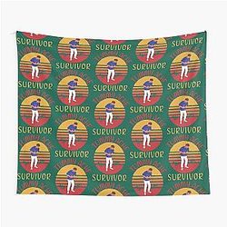 Vintage Tummy Ache Survivor                         Tapestry