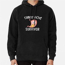 Funny Tummy Ache Survivor Classic Pullover Hoodie