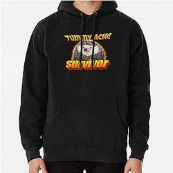 Tummy Ache Survivor Meme Pullover Hoodie