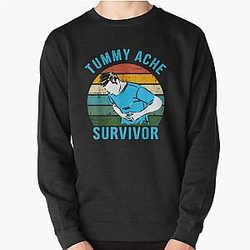 Vintage Tummy Ache Survivor Pullover Sweatshirt
