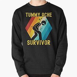 Tummy Ache Survivor (3) Pullover Sweatshirt